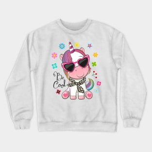 Cute unicorn. Very beautiful design for kids. Crewneck Sweatshirt